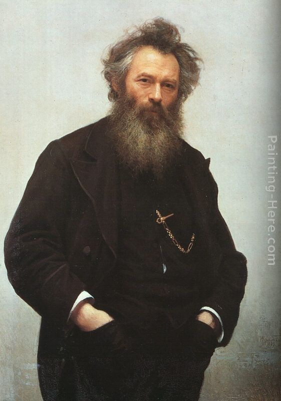 Ivan Nikolaevich Kramskoy Portrait of Ivan I. Shishkin